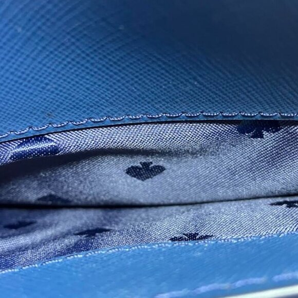 Kate Spade Cameron Convertible Floral Applique Crossbody Bag in Petrol Blue NWOT - Picture 8 of 11